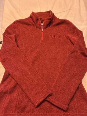 KUIU Base Camp High Loft Sweater Fleece 1/4 Zip Pullover Size S